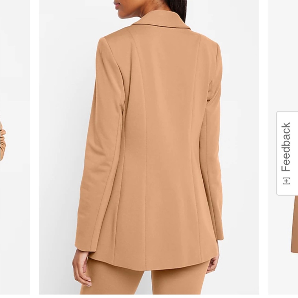 Open front boyfriend blazer